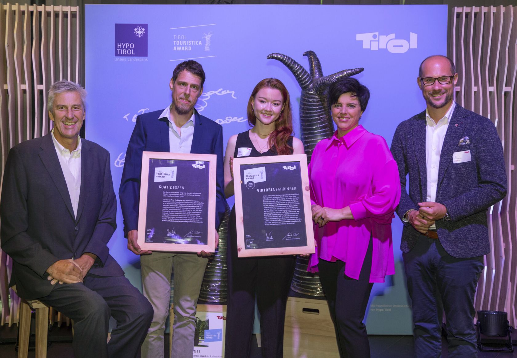 "Wir sind Gewinner des Tirol TOURISTICA Award 2022"